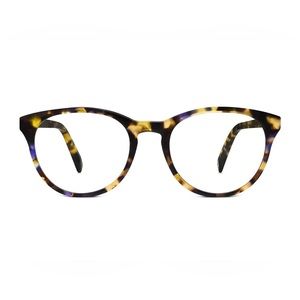 Warby Parker Jane in Violet Magnolia Glasses.